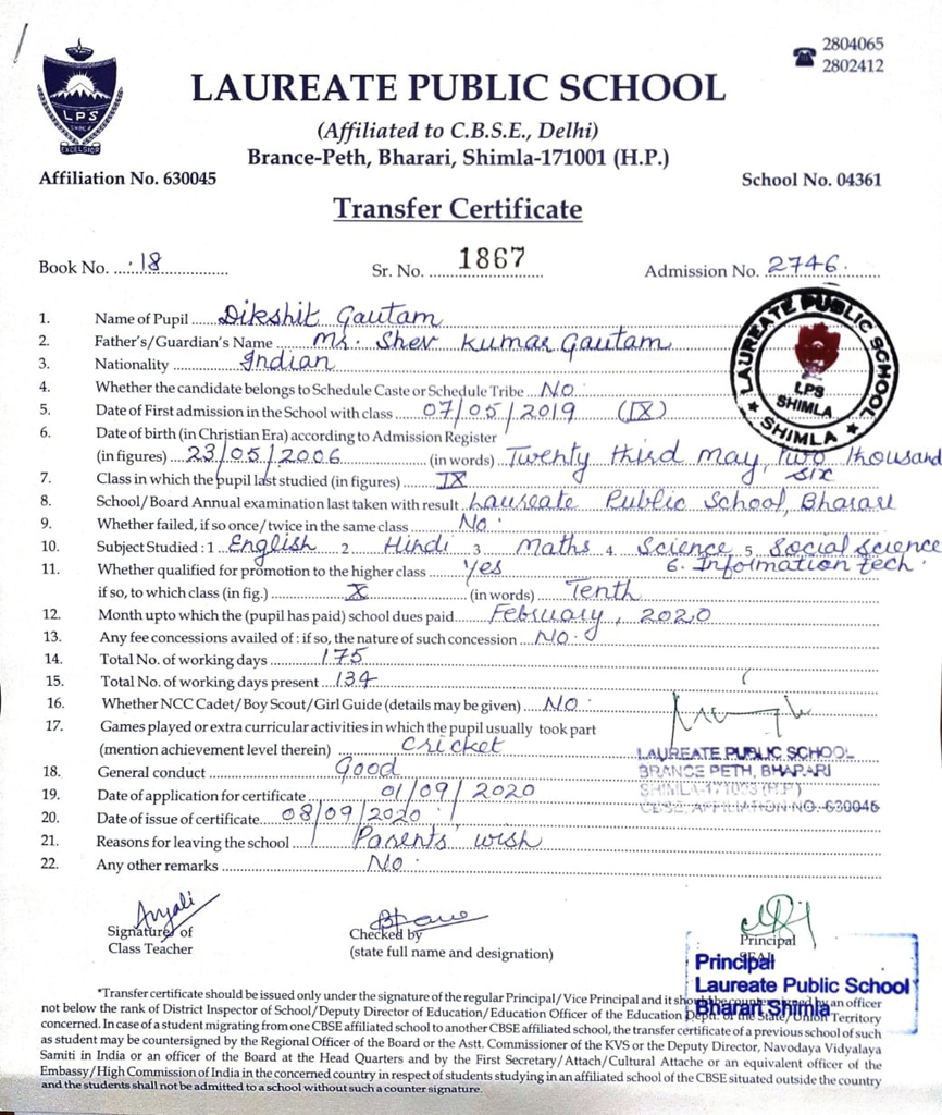 CBSE boarding school for boys in Shimla